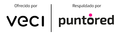 Logotipo de puntored que presenta texto negro con un punto rojo estilizado encima de la letra 'i' en "punto".